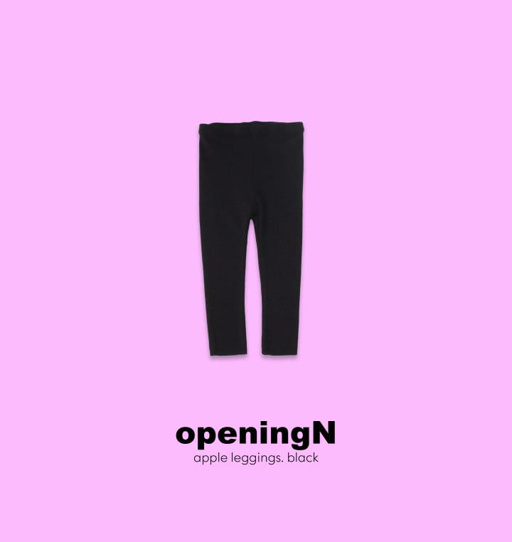 Opening & - Korean Children Fashion - #minifashionista - Apple Leggings  - 5