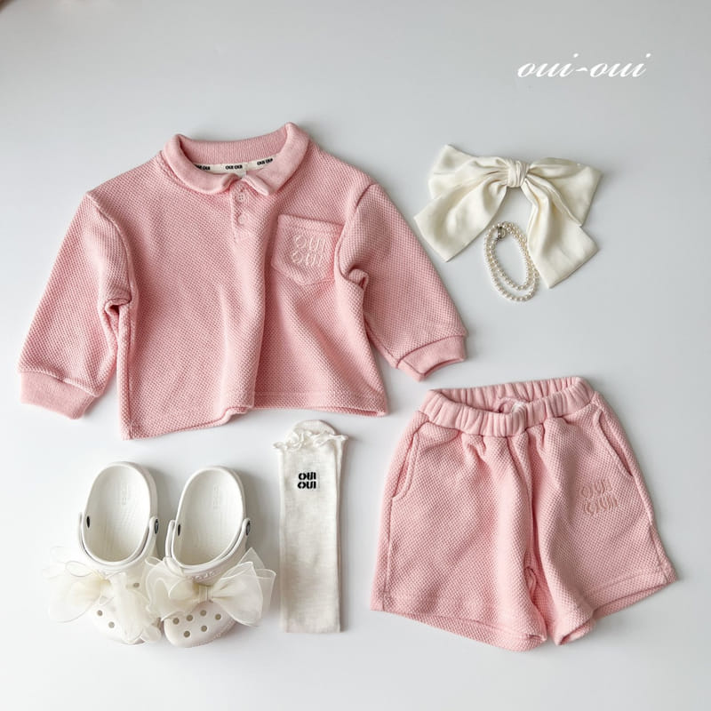 Oui Oui - Korean Children Fashion - #prettylittlegirls - Gentle Top Bottom Set