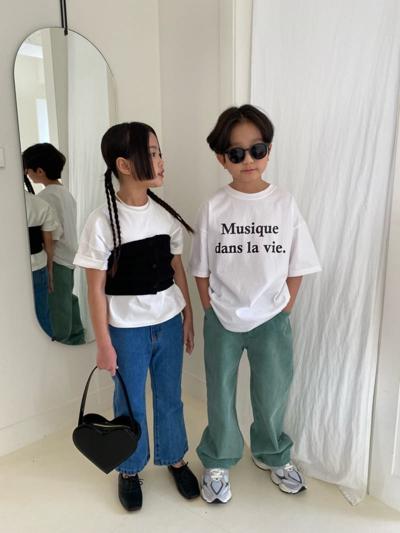 Our - Korean Children Fashion - #kidsshorts - Muse Crop Tee