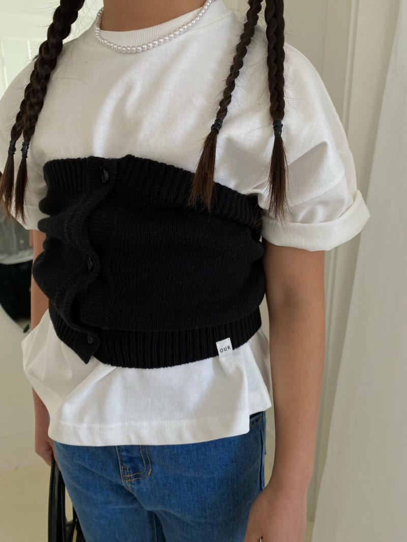 Our - Korean Children Fashion - #kidsstore - Salt Top Knit Tee