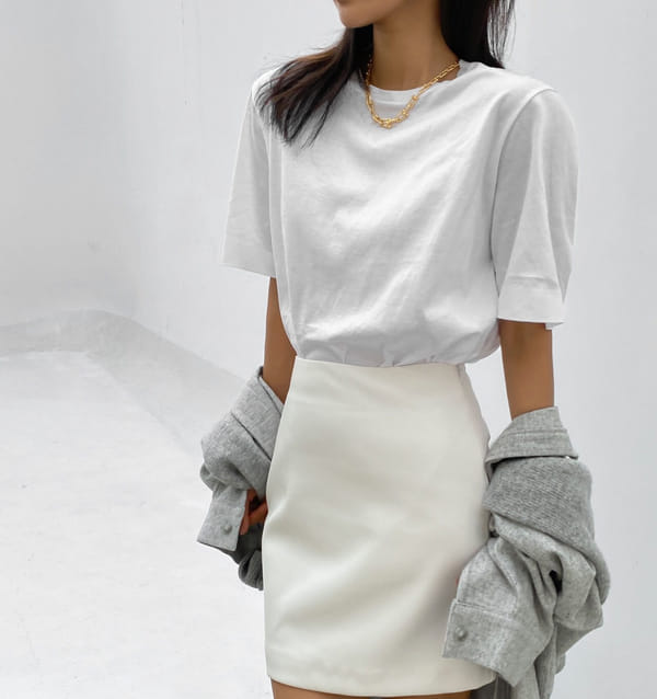 Paper Moon - Korean Women Fashion - #womensfashion - Luxe Silket Tee - 4