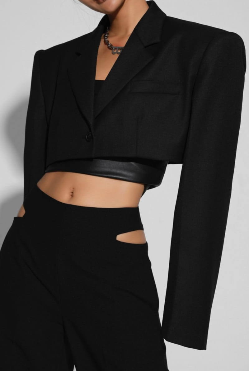Paper Moon - Korean Women Fashion - #momslook - One Button Jacket - 7