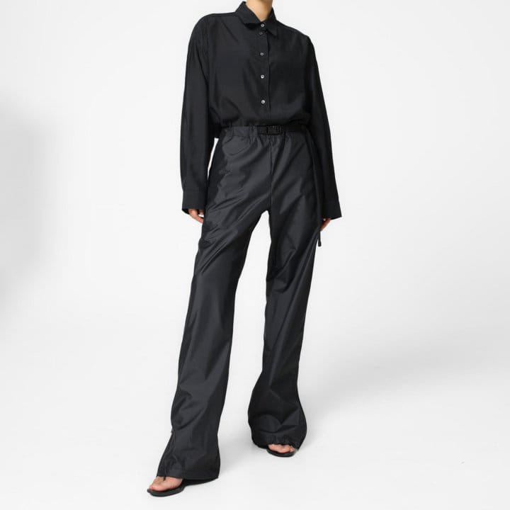 Paper Moon - Korean Women Fashion - #womensfashion - Technical Zipper Pants - 4