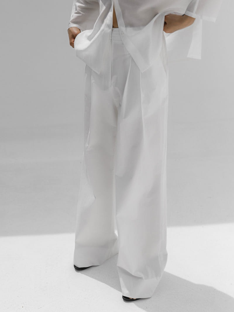 Paper Moon - Korean Women Fashion - #momslook - Two Pintuck Pants - 9