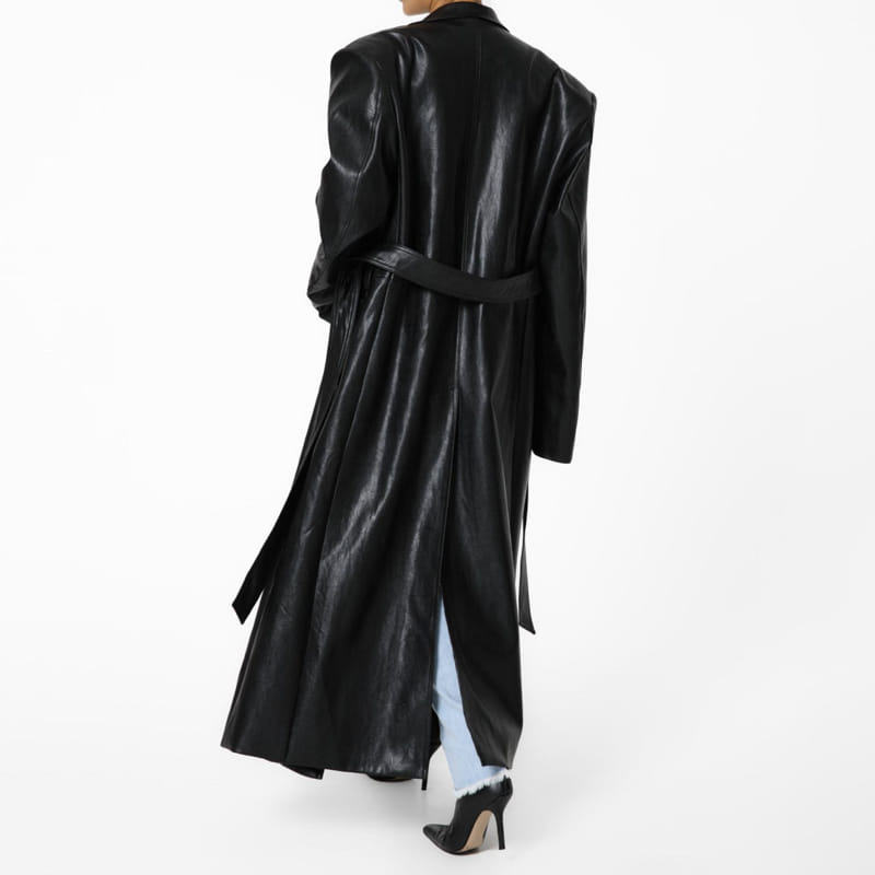 Paper Moon - Korean Women Fashion - #momslook - Oversize Coat - 12