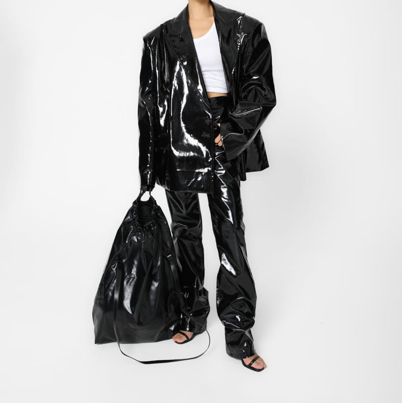 Paper Moon - Korean Women Fashion - #pursuepretty - Petent Leather Jacket - 3