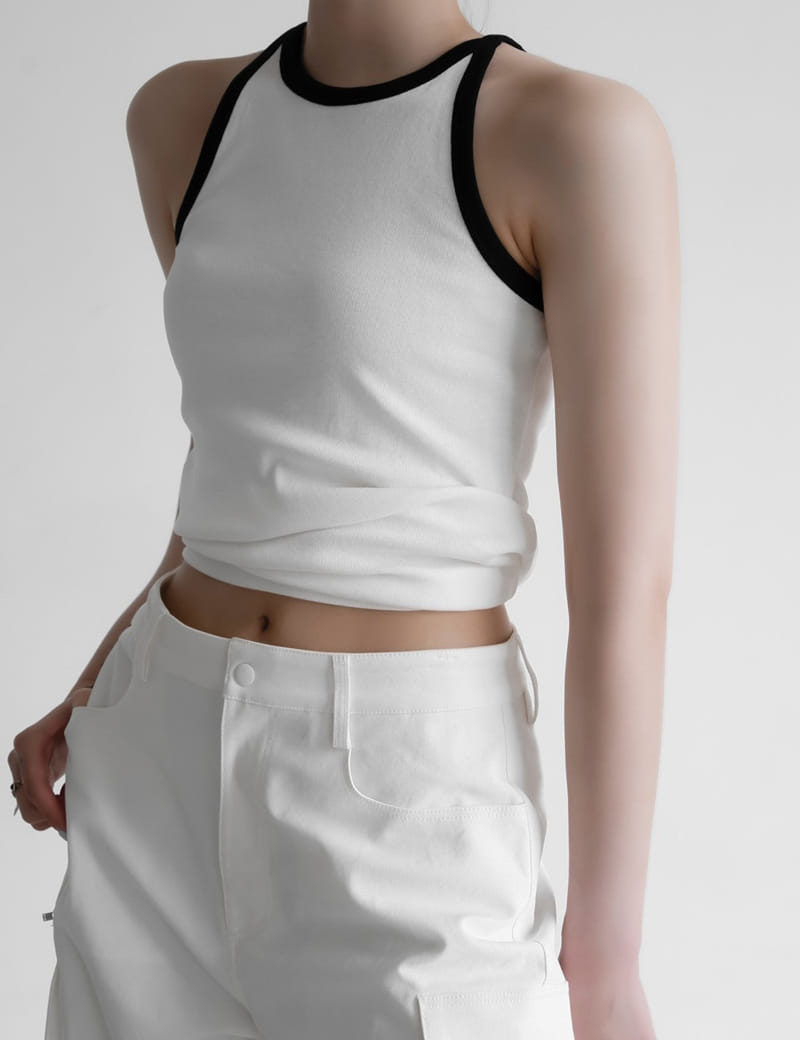 Paper Moon - Korean Women Fashion - #restrostyle - Color Tank Top - 3