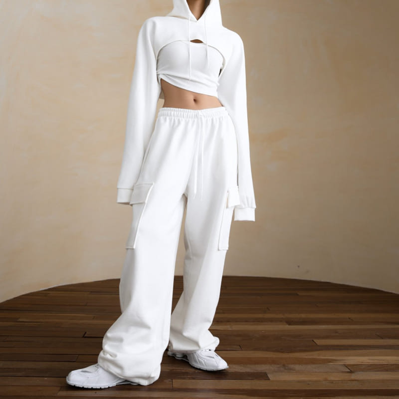 Paper Moon - Korean Women Fashion - #romanticstyle - Cargo Pants - 3