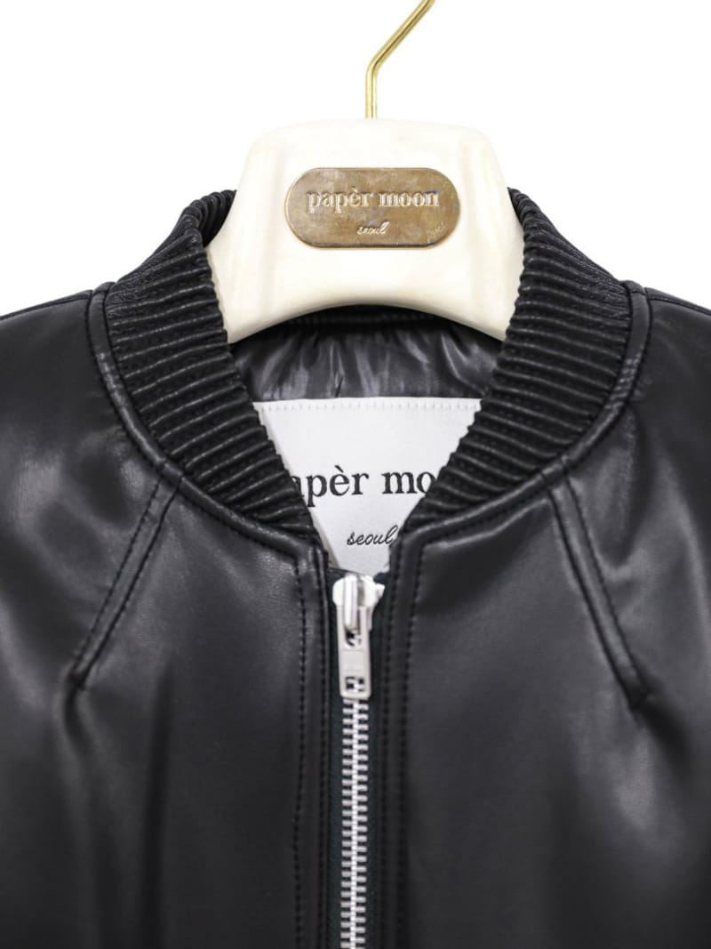 Paper Moon - Korean Women Fashion - #romanticstyle - Vigan Leather Jacket - 5