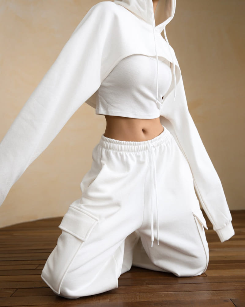 Paper Moon - Korean Women Fashion - #romanticstyle - Cargo Pants - 4