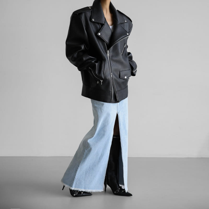 Paper Moon - Korean Women Fashion - #shopsmall - Ice bLue Denim Skirt - 6