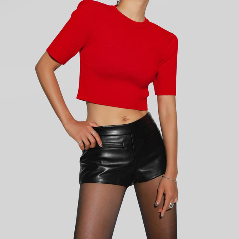 Paper Moon - Korean Women Fashion - #thelittlethings - Vigan Leather Shorts - 10
