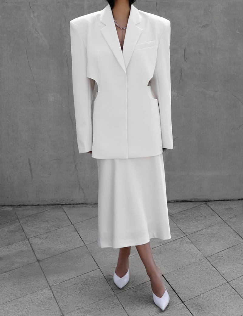 Paper Moon - Korean Women Fashion - #thelittlethings - Square Minimal Jacket - 5