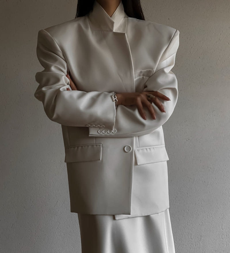 Paper Moon - Korean Women Fashion - #womensfashion - Square Twill Jacket - 10