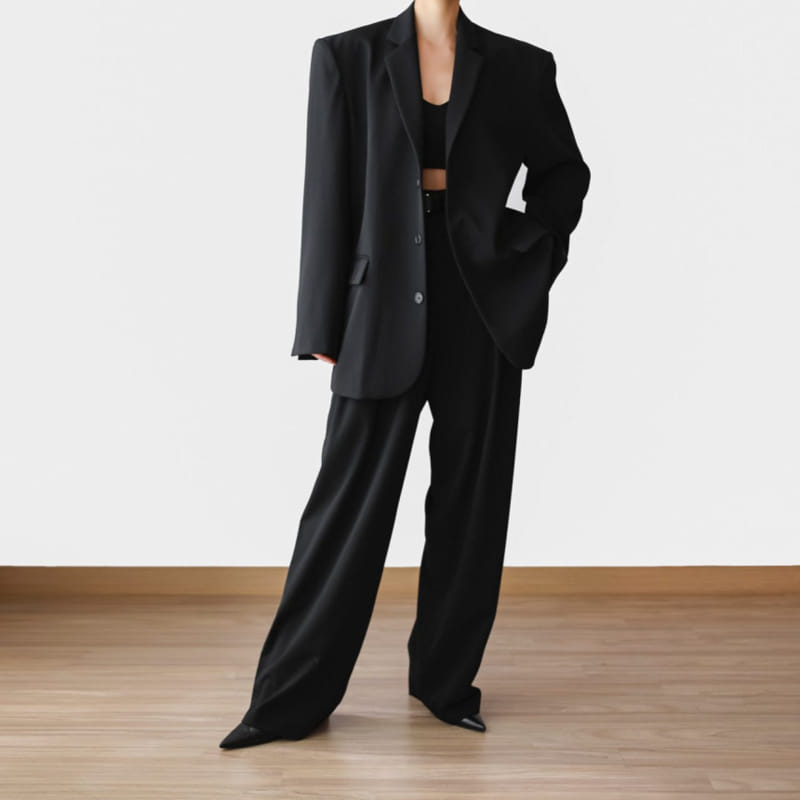 Paper Moon - Korean Women Fashion - #womensfashion - Oversize Jacket - 10
