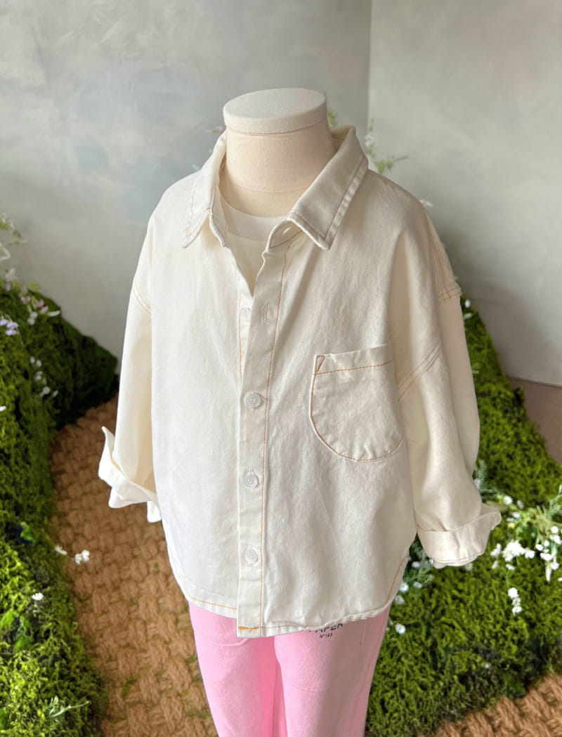 Paper Studios - Korean Children Fashion - #childrensboutique - Pocket Shirt - 2