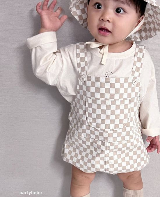 Party Kids - Korean Baby Fashion - #babyboutiqueclothing - Bans Dungarees Bodysuit - 5