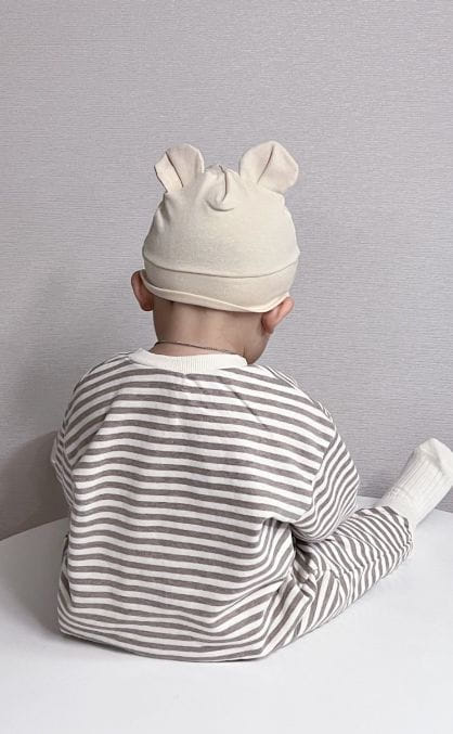 Party Kids - Korean Baby Fashion - #babyboutiqueclothing - Merba Open Bodysuit with Hat