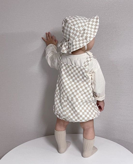 Party Kids - Korean Baby Fashion - #babyfashion - Bans Dungarees Bodysuit - 7