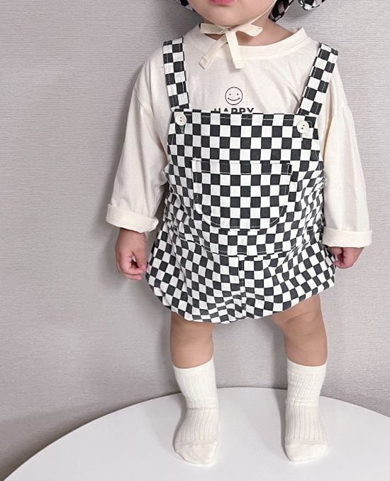 Party Kids - Korean Baby Fashion - #babylifestyle - Bans Dungarees Bodysuit - 10