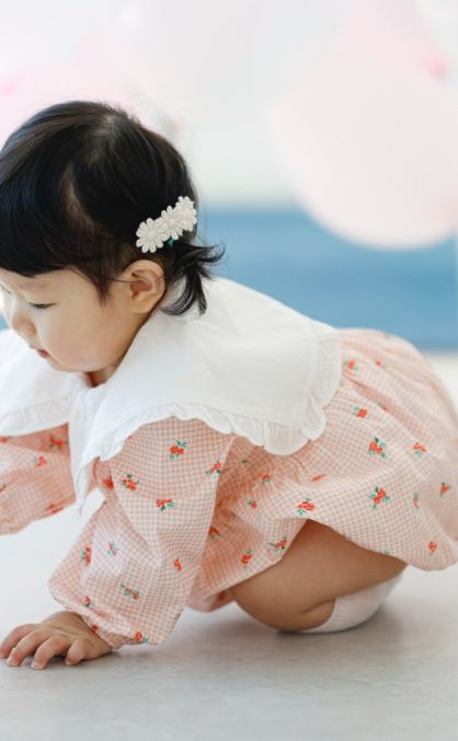 Party Kids - Korean Baby Fashion - #babyoutfit - Melon Mance Bodysuit - 11