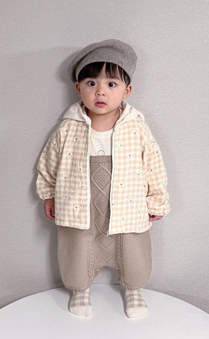 Party Kids - Korean Baby Fashion - #babyoutfit - Bear Hoody Jumper - 7