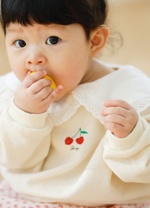 Party Kids - Korean Baby Fashion - #babywear - Cherry Ble Sweatshirt - 8