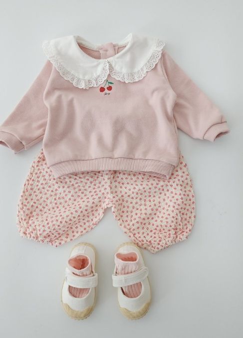 Party Kids - Korean Baby Fashion - #smilingbaby - Cherry Ble Sweatshirt - 11