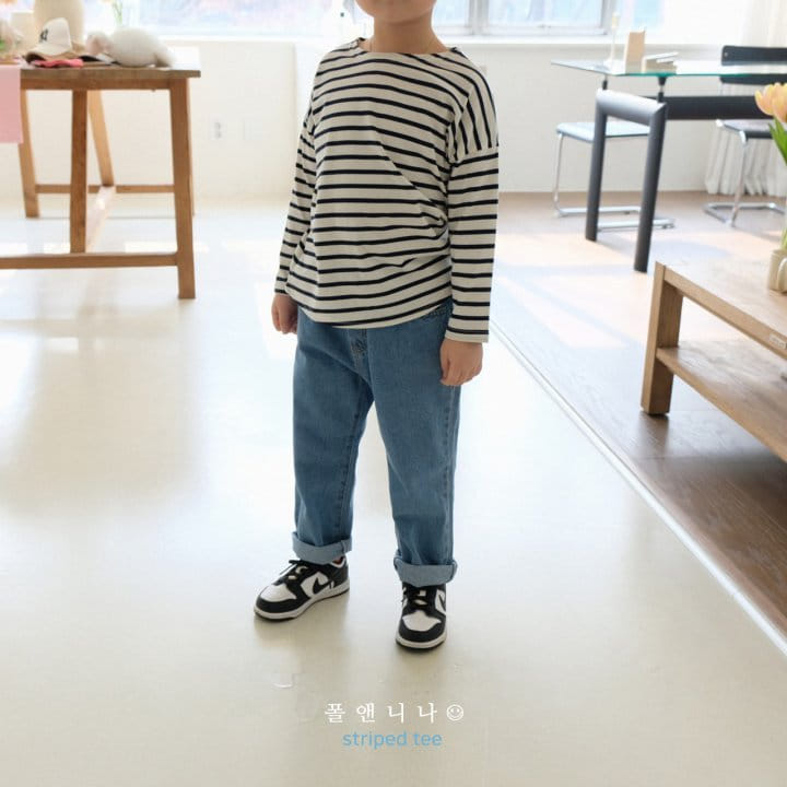 Paul & Nina - Korean Children Fashion - #Kfashion4kids - Just Pretty Stirpes Tee - 12