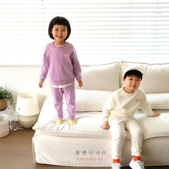 Paul & Nina - Korean Children Fashion - #childofig - Baby Top Bottom Set - 6