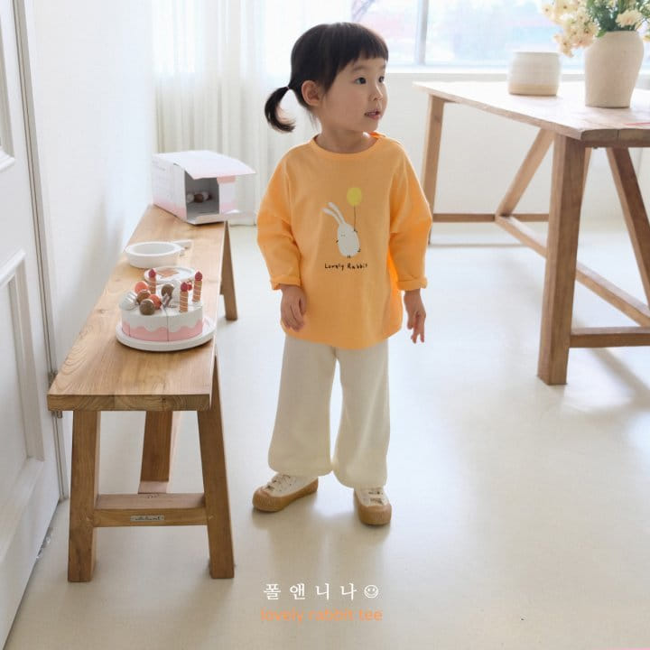 Paul & Nina - Korean Children Fashion - #childofig - Lovely Rabbit Tee - 2