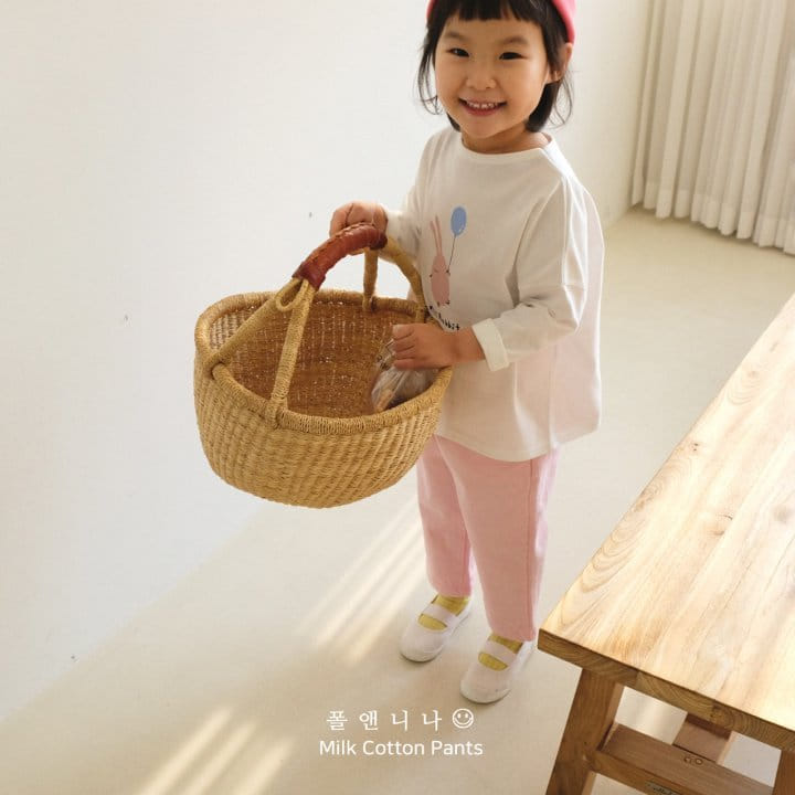 Paul & Nina - Korean Children Fashion - #childrensboutique - Milk Pants - 8