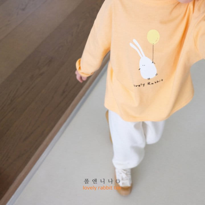 Paul & Nina - Korean Children Fashion - #childrensboutique - Lovely Rabbit Tee - 3