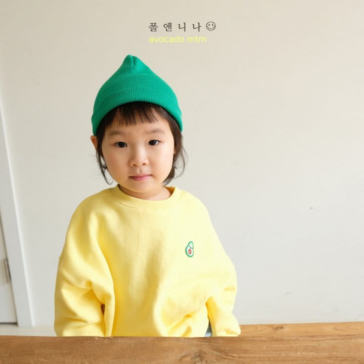 Paul & Nina - Korean Children Fashion - #designkidswear - Avocado Sweatshirt - 10