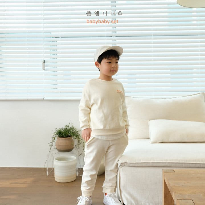 Paul & Nina - Korean Children Fashion - #designkidswear - Baby Top Bottom Set - 8