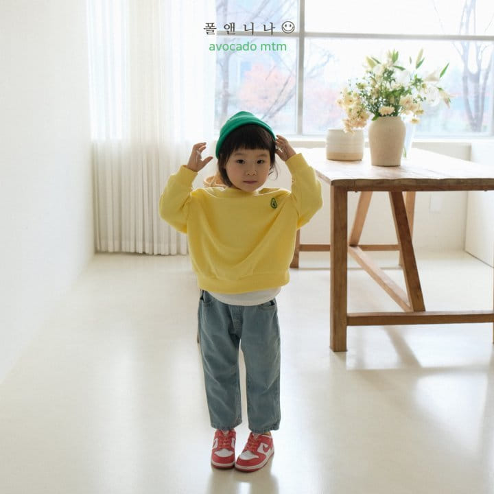 Paul & Nina - Korean Children Fashion - #discoveringself - Avocado Sweatshirt - 11