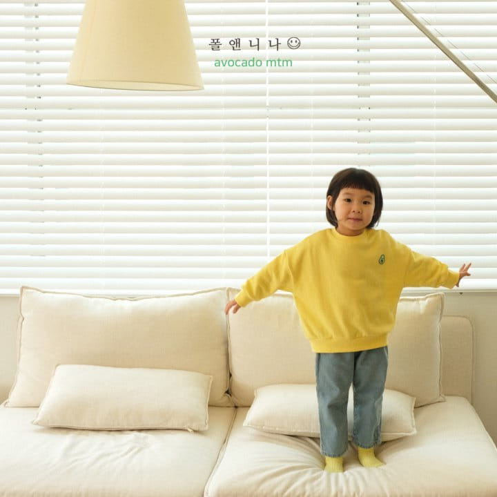 Paul & Nina - Korean Children Fashion - #fashionkids - Avocado Sweatshirt - 12