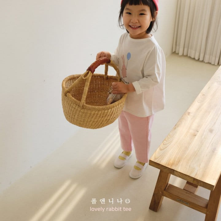 Paul & Nina - Korean Children Fashion - #fashionkids - Lovely Rabbit Tee - 6
