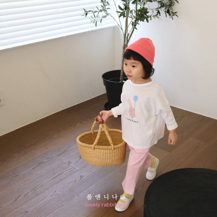 Paul & Nina - Korean Children Fashion - #kidzfashiontrend - Lovely Rabbit Tee - 9