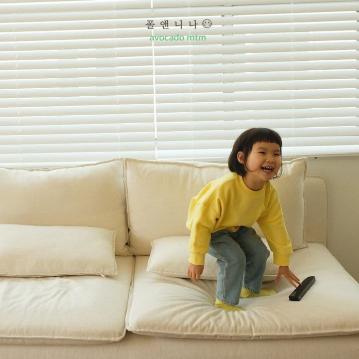 Paul & Nina - Korean Children Fashion - #magicofchildhood - Avocado Sweatshirt - 2
