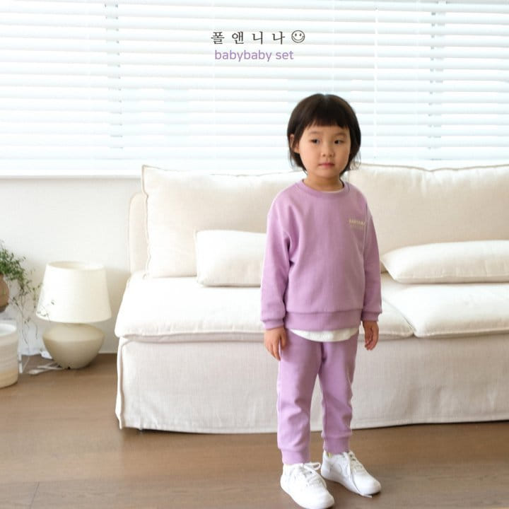 Paul & Nina - Korean Children Fashion - #minifashionista - Baby Top Bottom Set
