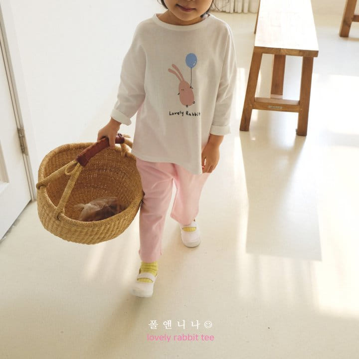 Paul & Nina - Korean Children Fashion - #stylishchildhood - Lovely Rabbit Tee