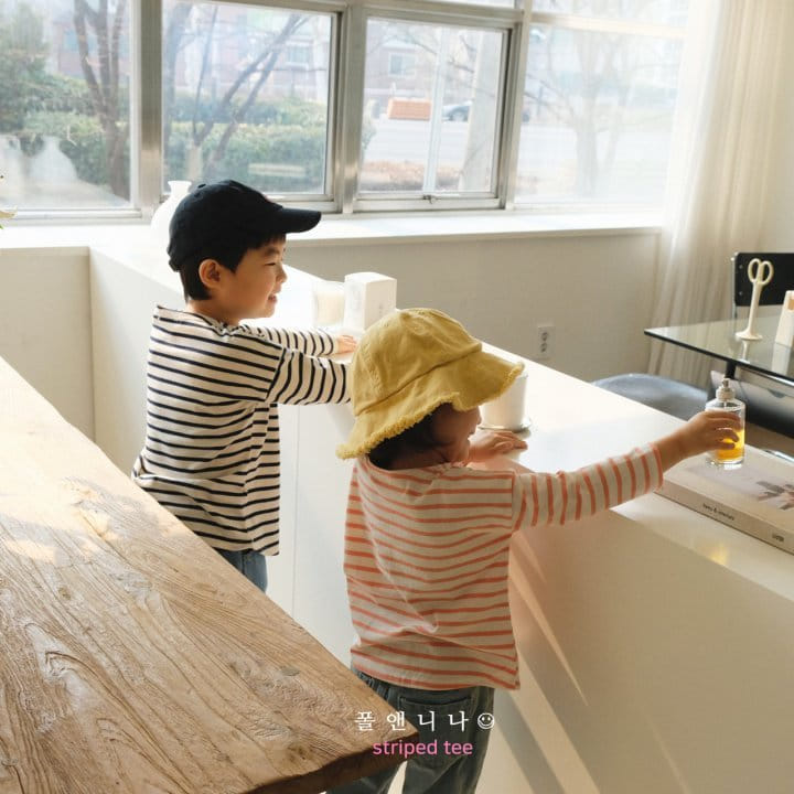 Paul & Nina - Korean Children Fashion - #toddlerclothing - Just Pretty Stirpes Tee - 2