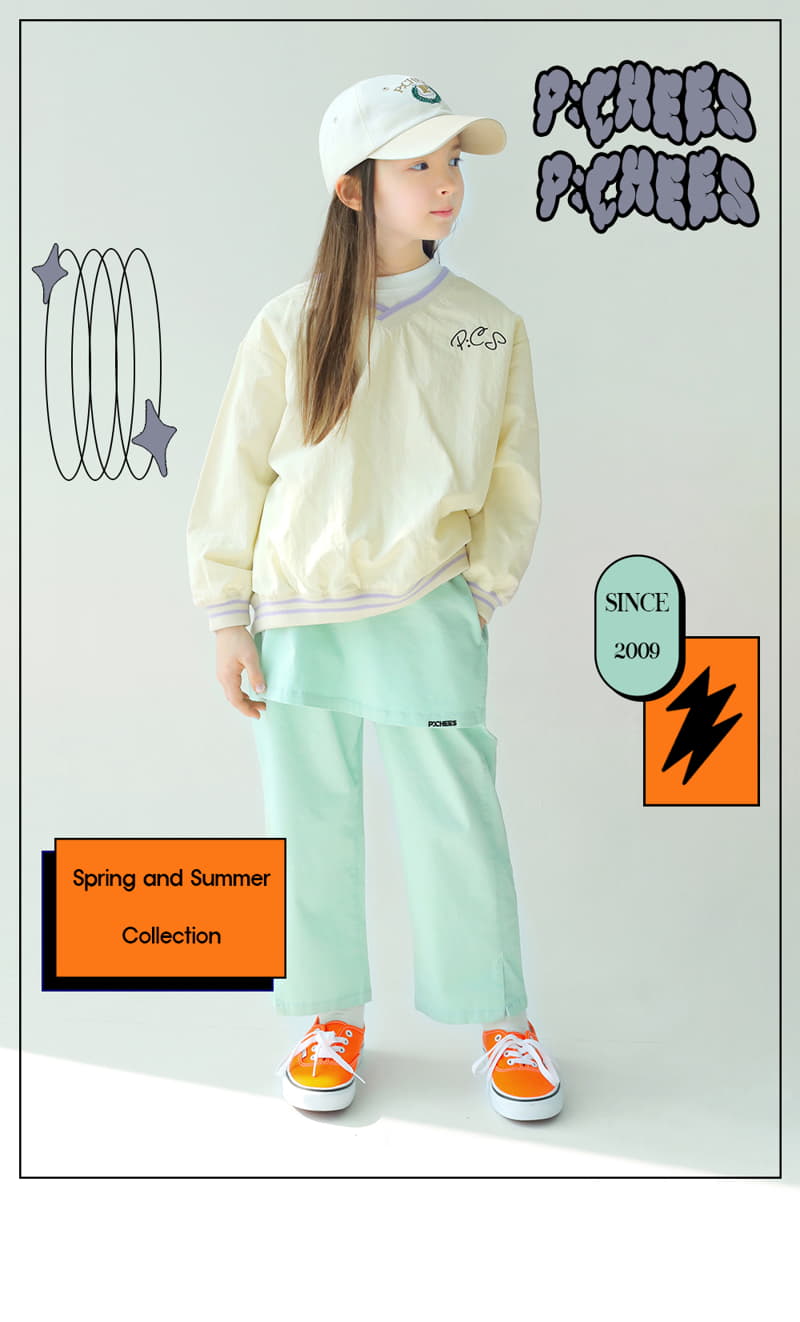 Peach-Cream - Korean Junior Fashion - #childrensboutique - Linne Pants