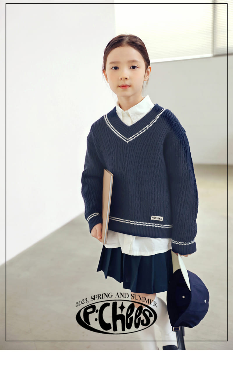 Peach-Cream - Korean Junior Fashion - #fashionkids - Lielo Knit Pullover