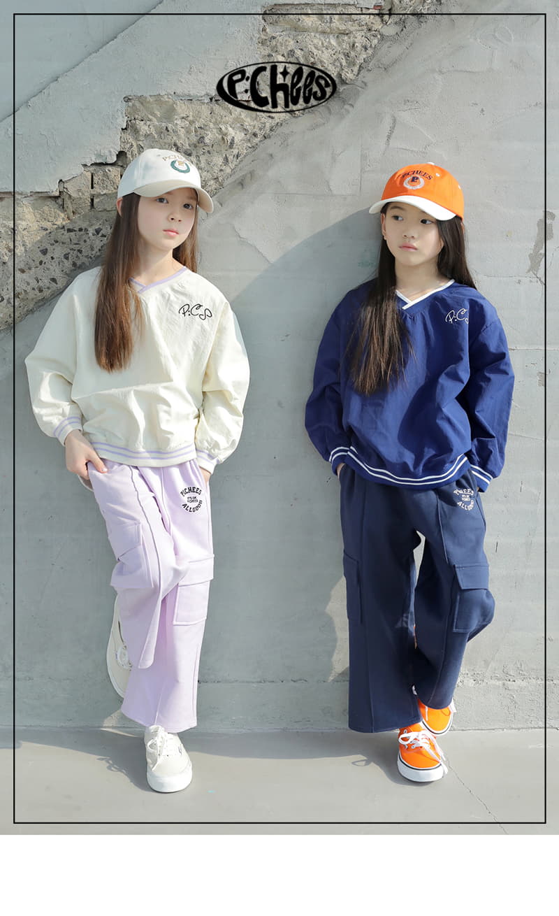 Peach-Cream - Korean Junior Fashion - #kidsshorts - Henesi Sweatshirt