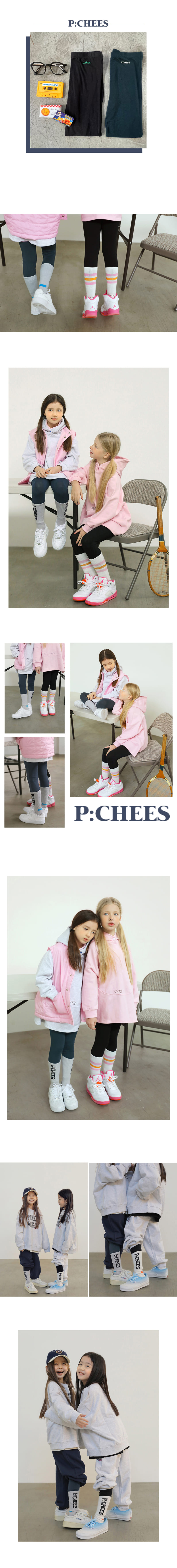Peach-Cream - Korean Junior Fashion - #kidzfashiontrend - Libo Leggings - 2