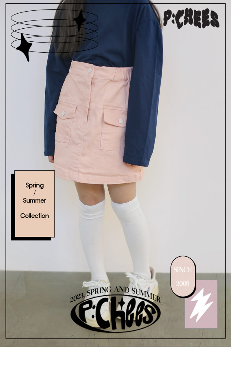 Peach-Cream - Korean Junior Fashion - #littlefashionista - Kinz Skirt