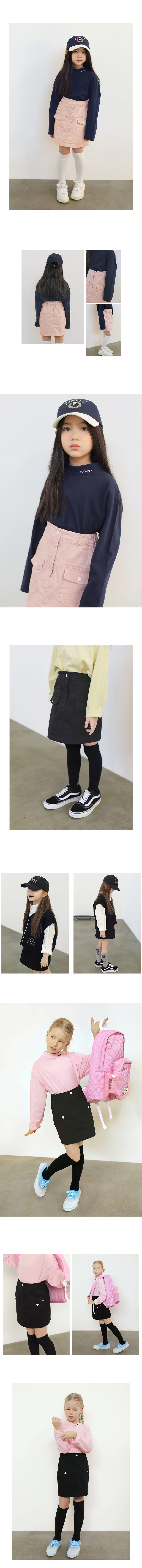Peach-Cream - Korean Junior Fashion - #magicofchildhood - Kinz Skirt - 2