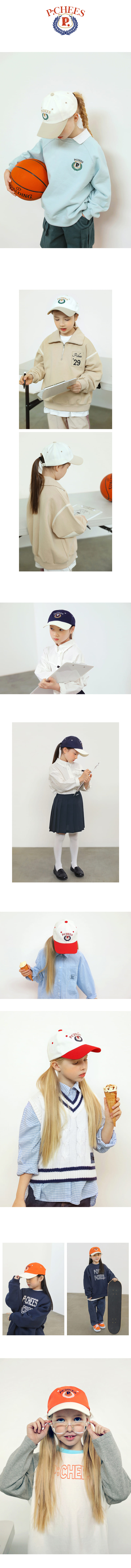 Peach-Cream - Korean Junior Fashion - #minifashionista - Mayge Twotone Ball Cap - 2